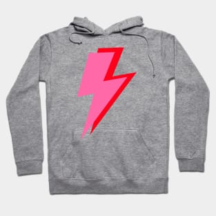 Pink and Red Lightning Hoodie